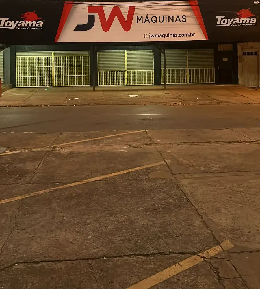 Fachada da JW Máquinas no SIA, Brasília